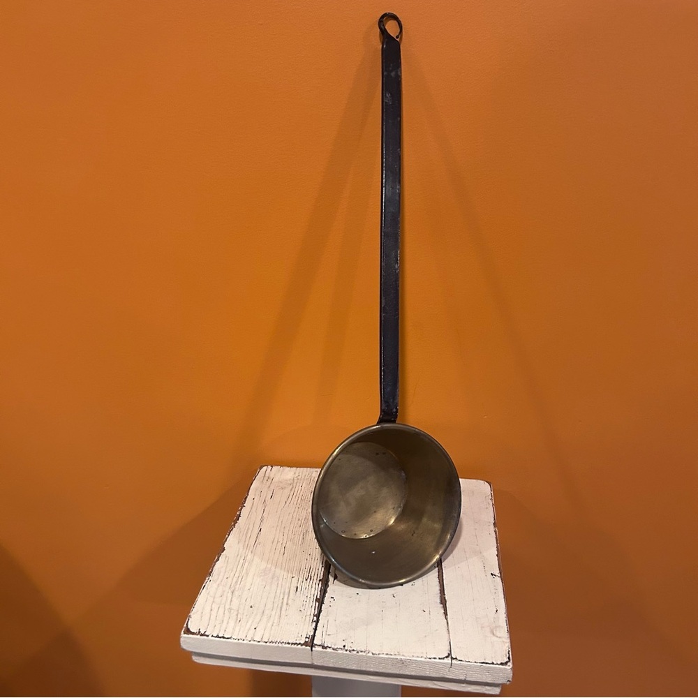 Brass-steel ladle with Black‎ Handle